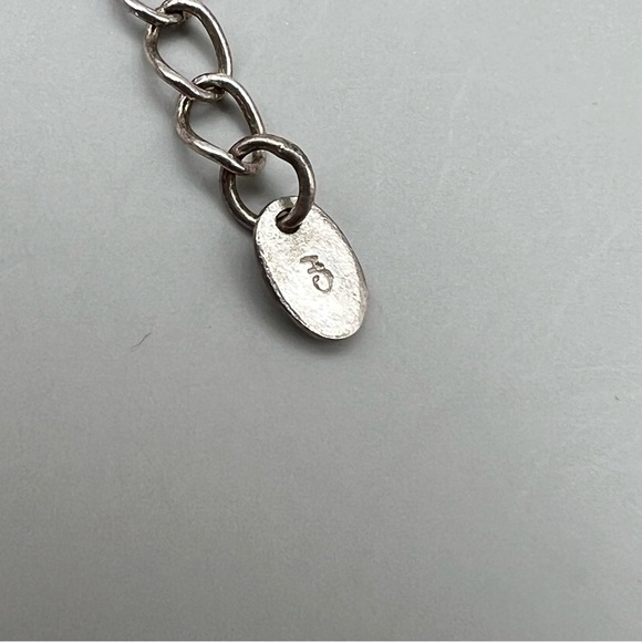 Vintage Lucas Lameth CN 925 Red Orange Agate Stone Bead Necklace 17” +3” Ext 20” - Picture 10 of 11